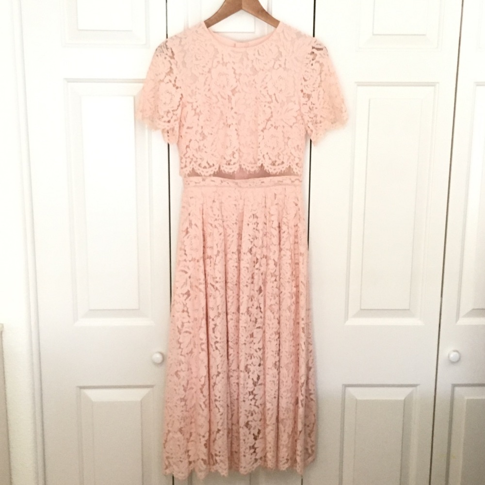 ASOS Lace Midi Dress